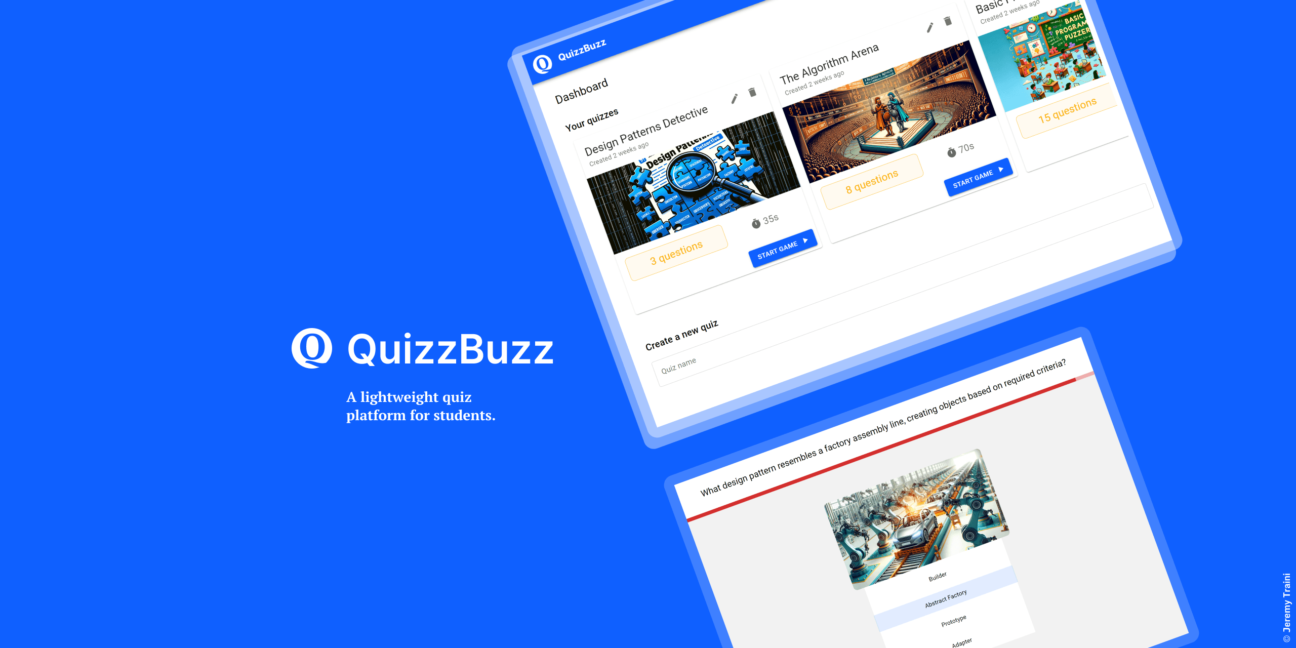 Project thumbnail for QuizzBuzz